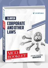 CA Inter Corporate & Other Laws MCQ Book by CS Arjun Chhabra